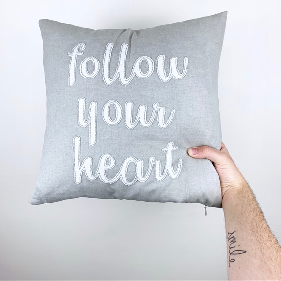 Restoration Hardware Other - Restoration Hardware Follow Your Heart Pillow